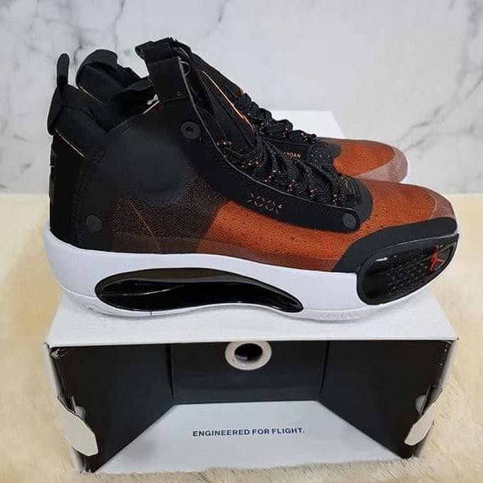 ■ TERMURAH SEPATU BASKET■ NIKE AIR JORDAN 34 "AMBER RISE" PREMIUM MURAH