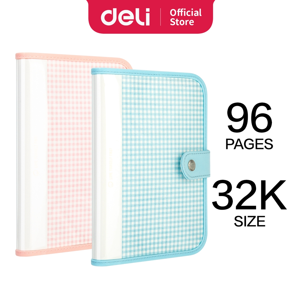 

Deli Buku Hard Cover 4 Macam Kertas Pink/Biru, Ukuran 32K 96 Halaman SZ025