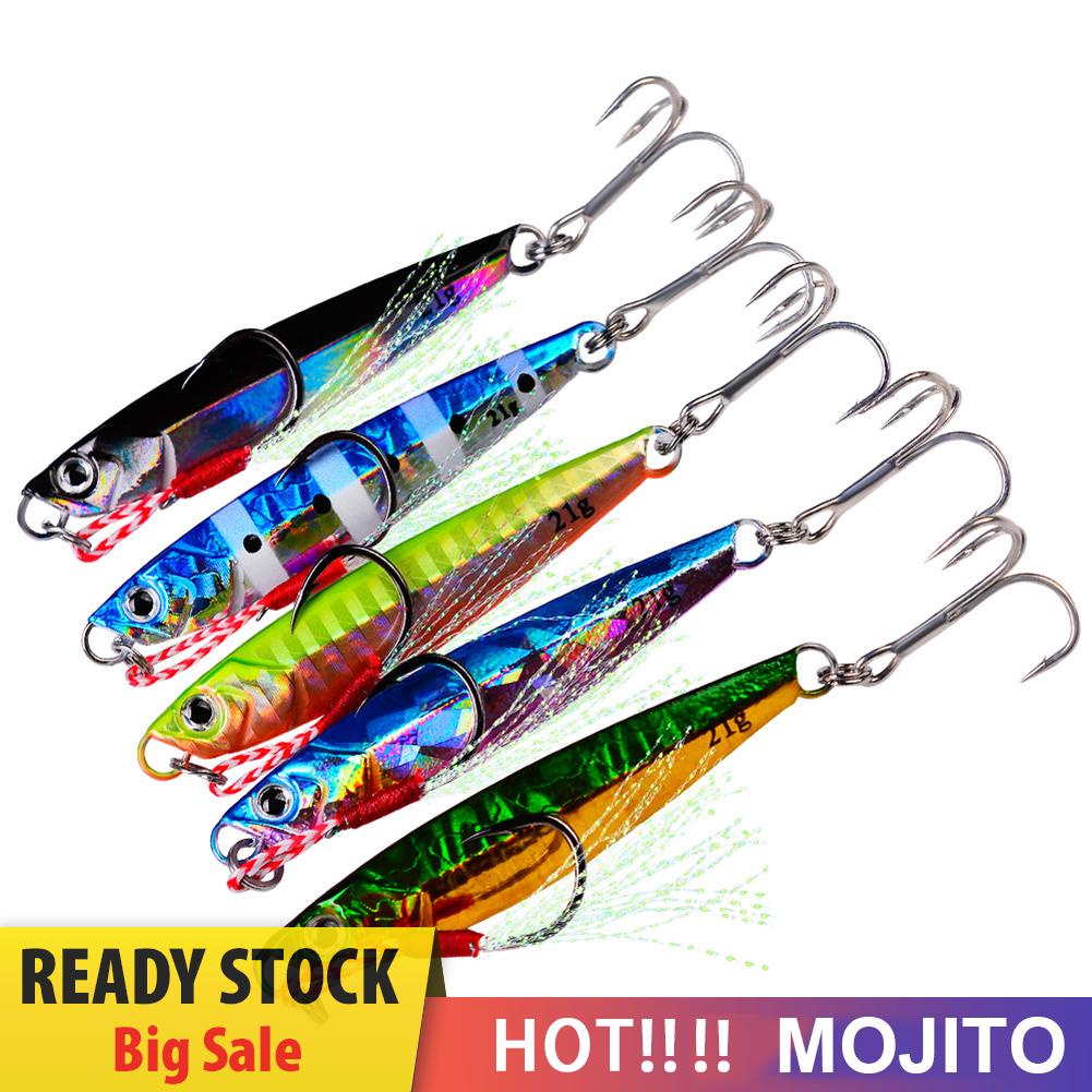 5pcs Umpan Pancing Ikan Imitasi Luminous