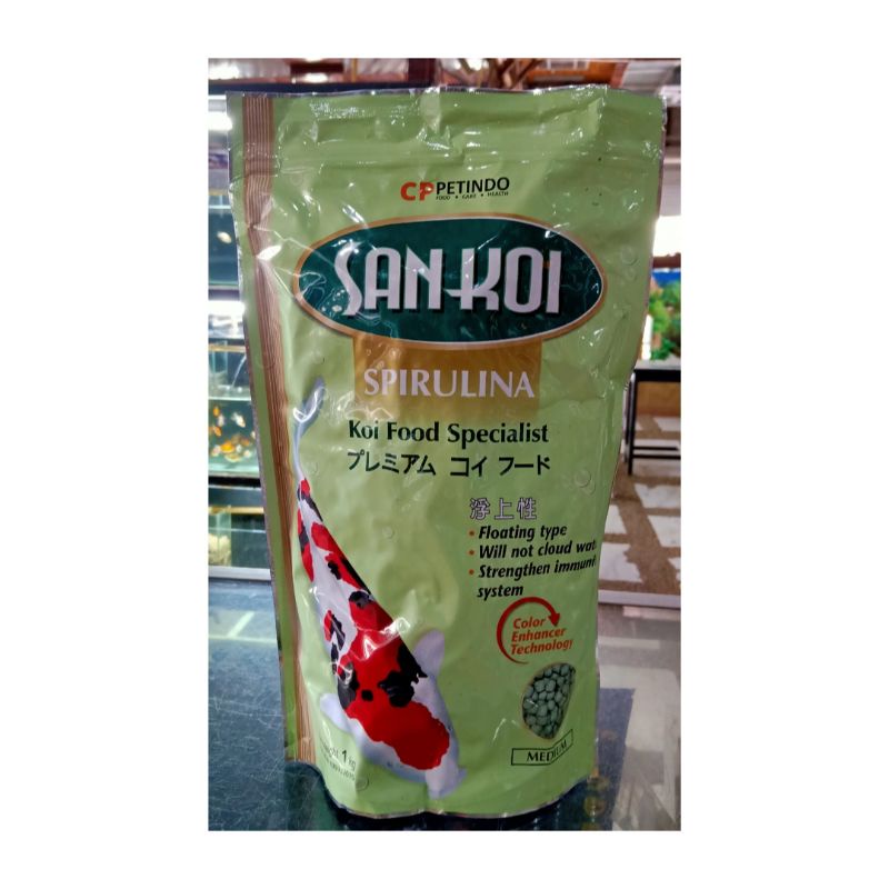 San koi/San Koi Spirulina/Pakan Koi/Pelet Koi/Sankoi
