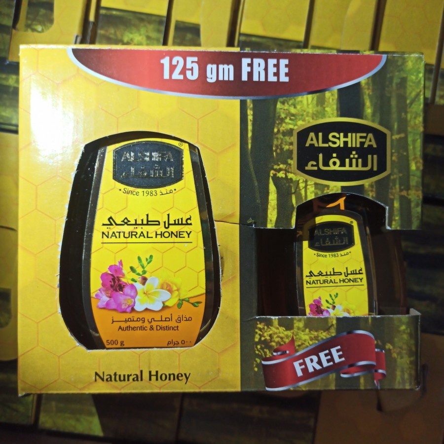 TERLARIS!! Madu AL SHIFA 500gr + 125gr Free. Paket Madu Al Shifa