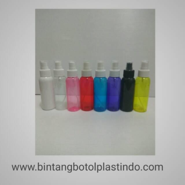 paket 5 pcs BOTOL SPRAY 100 ML WARNA WARNI