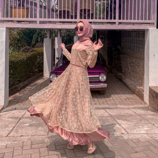 Dress kanaya/dress tule