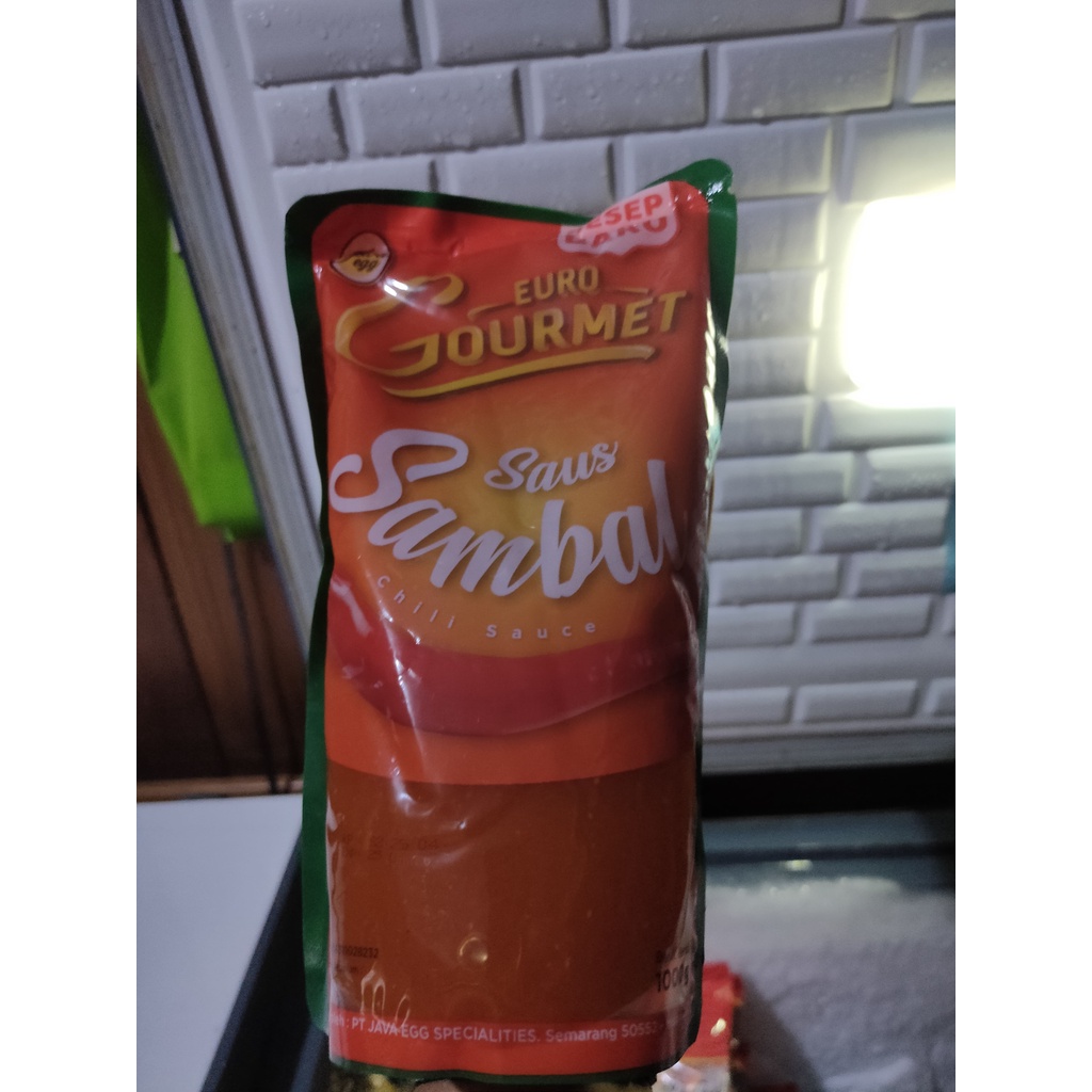

euro gourmet saus sambal (chili sauce) 1000 gram/1 kg