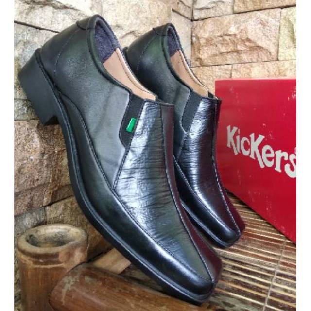 Sepatu Pantofel Pria sepatu kulit asli Kickers