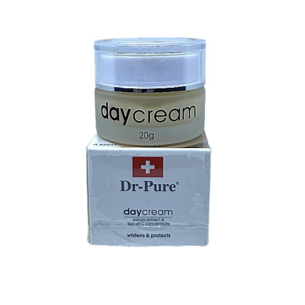 DR PURE DAY CREAM ORIGINAL BPOM PELEMBAB WAJAH KRIM PEMUTIH WAJAH PERAWATAN KECANTIKAN KULIT WAJAH