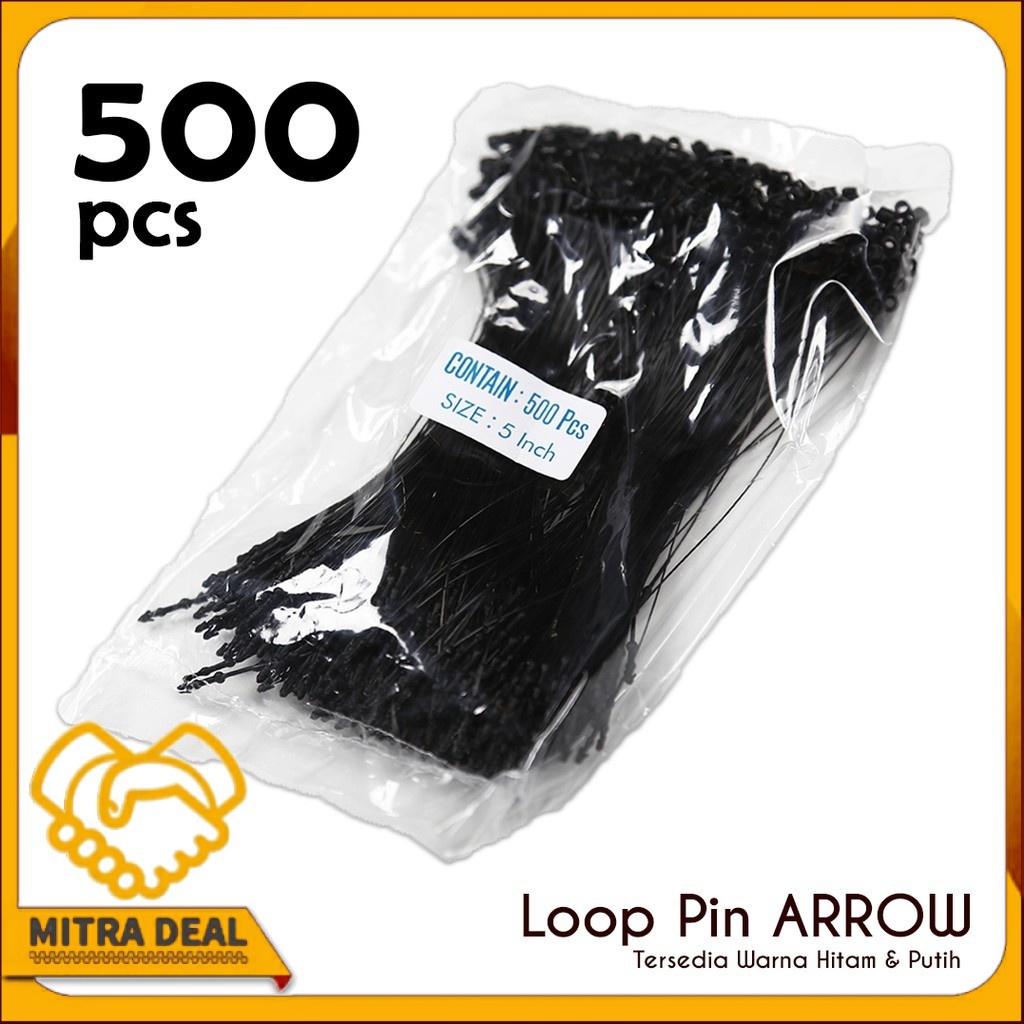 

[COD] Loop Pin / String Pin / Hang Tag Plastik Merk ARROW (500pcs - 1 bgks)