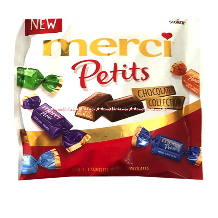 Storck Merci Petits Chocolate Colection 125gr Cemilan Aneka Jenis Coklat Stork Coklat Mercy Cokelat Import