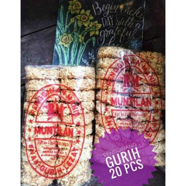 rengginan/rengginang isi 20 asli oleh-oleh khas Magelang/rengginan manis/rengginang gurih/lezat
