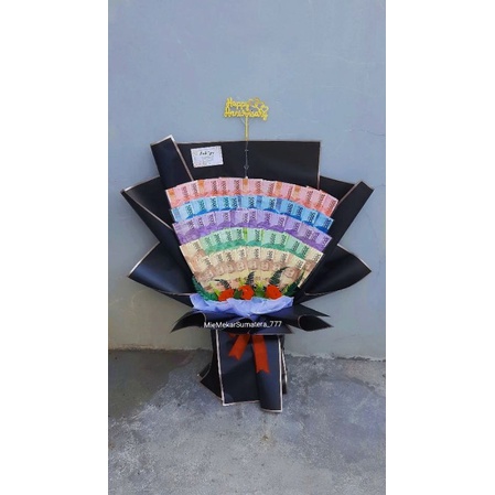 Money Bouquet/Money Buket/Kue uang/kue uang ulang tahun/Money buket jumbo/money Buket 50 Lembar
