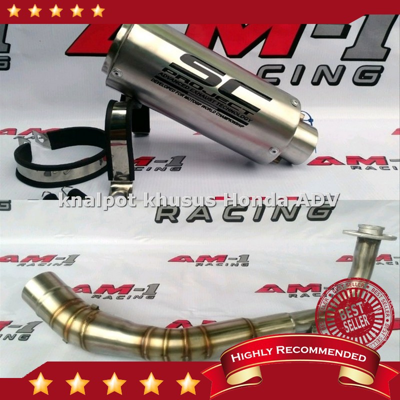 Jual knalpot racing sc project honda adv 150 adv150