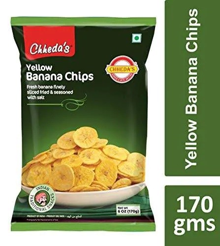 

CHHEDA'S YELLOW BANANA CHIPS 170 GM