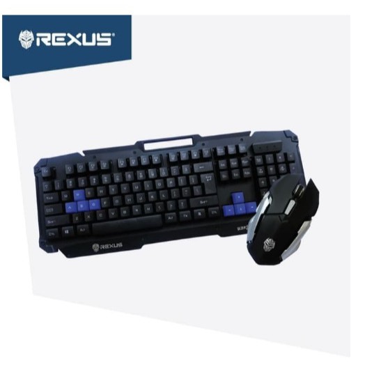 Rexus Keyboard Mouse Wireless Gaming Warfaction VR2 Combo