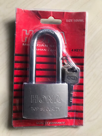 Padlock Gembok Pintu Pagar Rumah Toko 50 Mm Leher Panjang / Leher Pendek