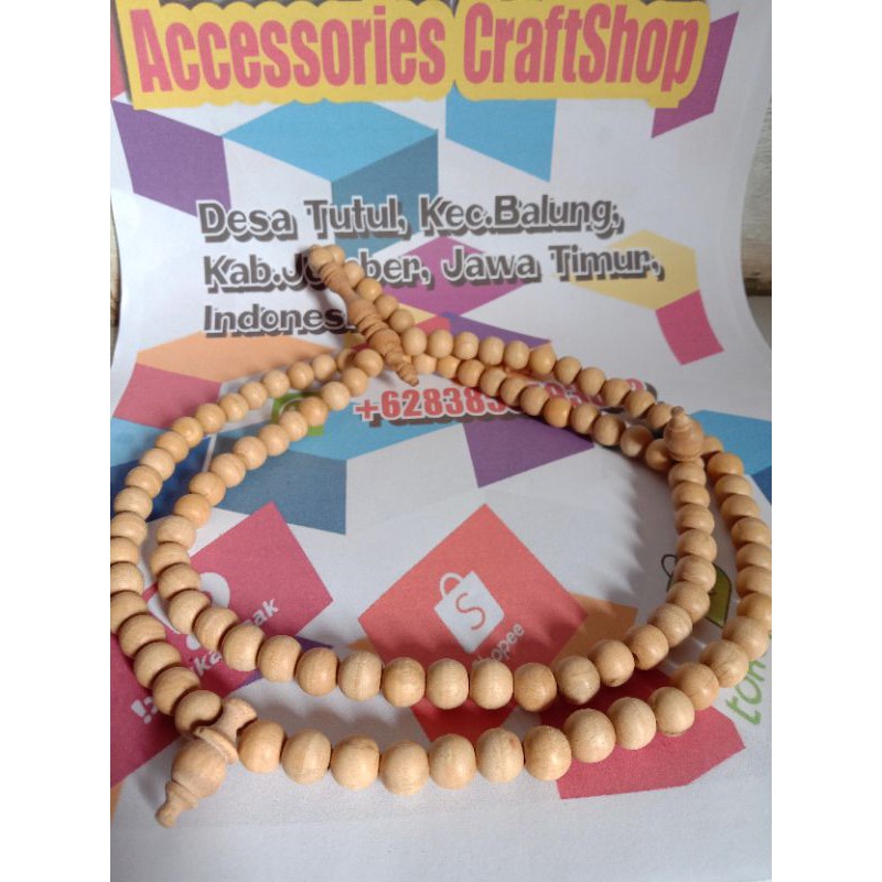 tasbih muslim 99 kemuning gading