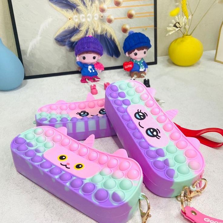 

﷼ Kotak Pensil Pop It Fashion (Depan Belakang Bisa Pop It) ¥