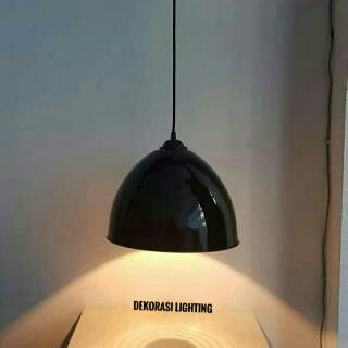 L863 LAMPU  GANTUNG  MINIMALIS KAP KUNING  PUTIH HITAM MERAH 