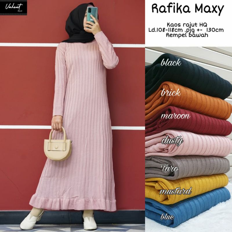 DRESS RAJUT RAFIKA MAXY
