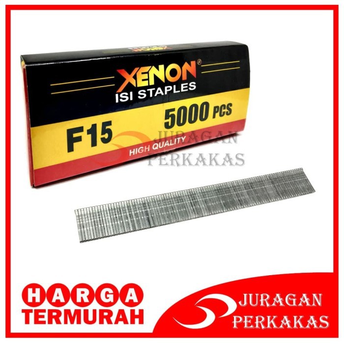 

XENON F15 ISI STAPLES MESIN PAKU TEMBAK REFILL AIR NAILER STAPLER GUN