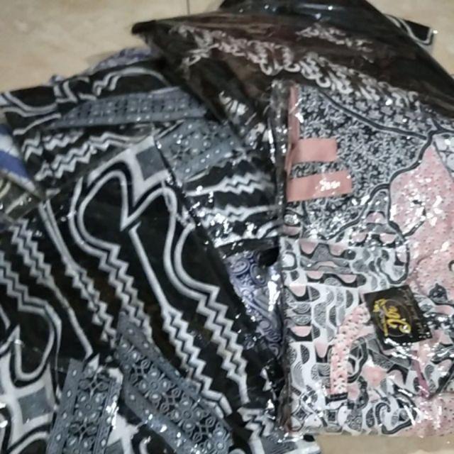 Tey-17 Batik Wanita Asj Sa Hrb026 Kenongo Kemeja Tosca Pendek