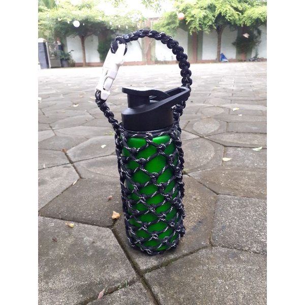 Paracord Bottle Wrap Botol minum Outdoor