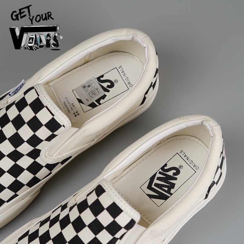 Vans Slip On Checkerboard Vault OG Original 100% Bnib