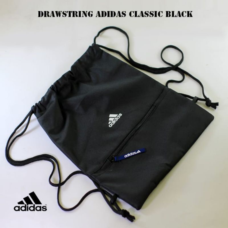 TAS SERUT ADIDAS CLASSIC - TAS STRING BAG - TAS KARUNG - DRASTRING BAG kuliah olahraga futsal