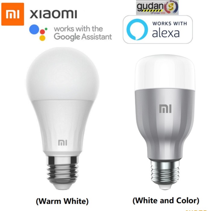 ORIGINAL XIAOMI MI SMART LED BULB COLOR - LAMPU LED - Warm White