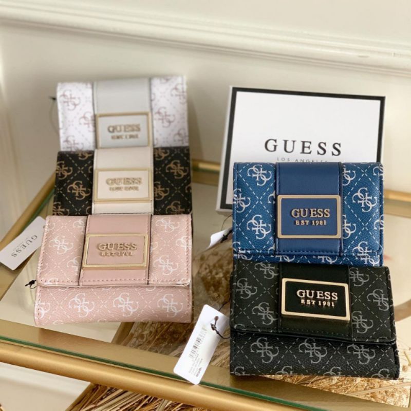 dompet lipat guess tyren mini - dompet Wanita - dompet mini - dompet Guess