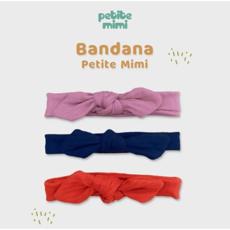 Petite Mimi 0-24m 3in1 Headband Mini - PM-3IN1H Motif Random