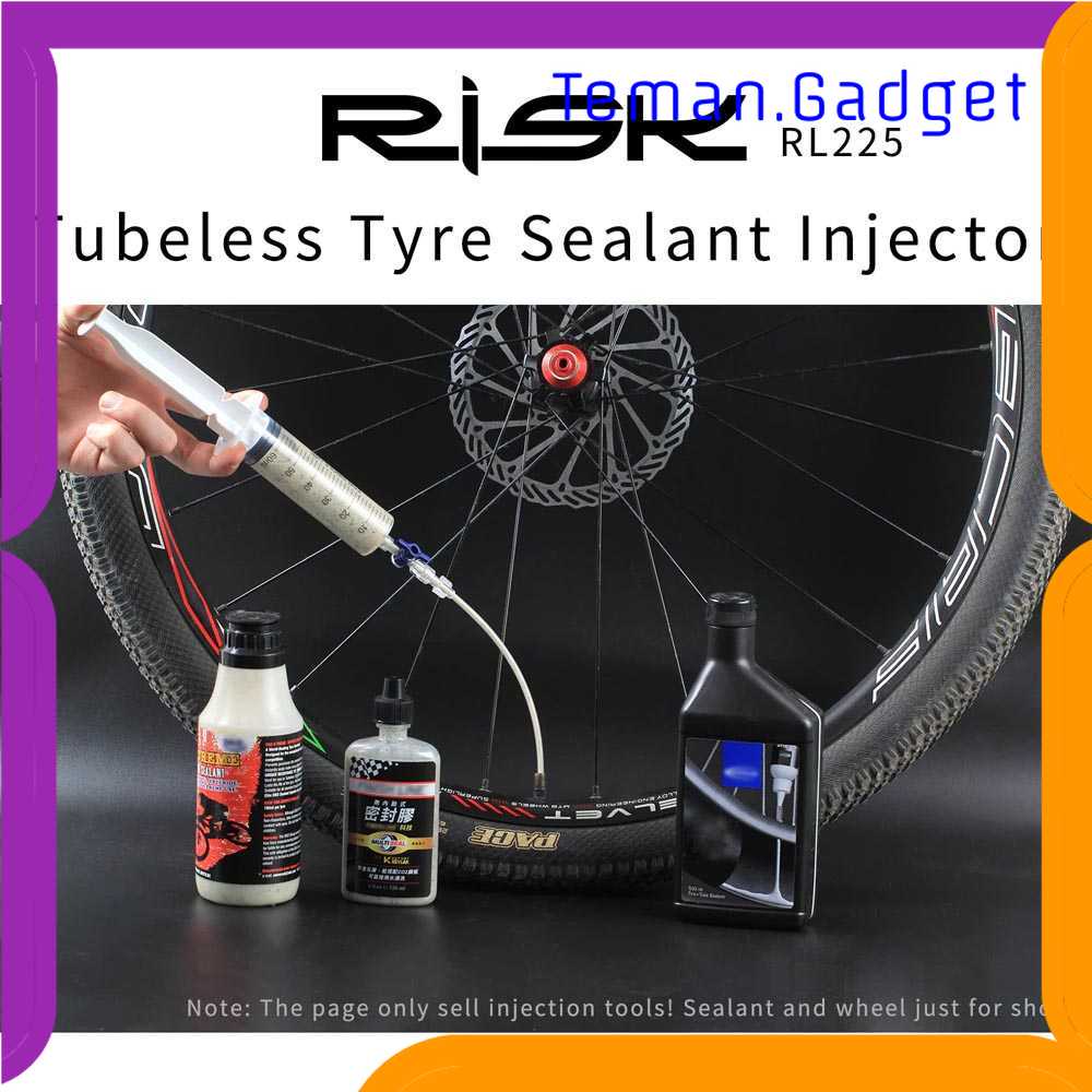 TG - HBF RISK Suntikan Cairan Ban Tubeless Sealant Injection Tool - RL225