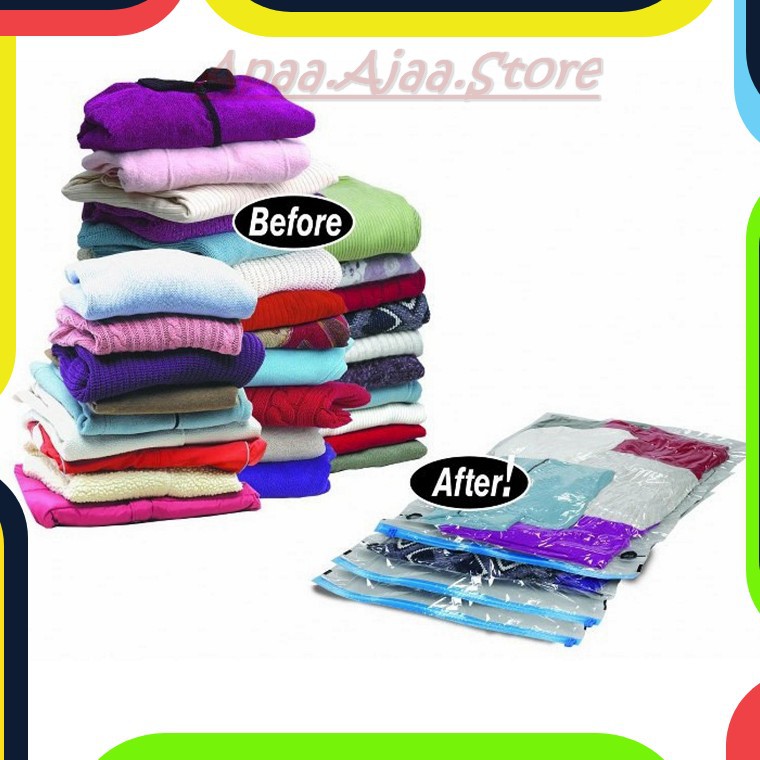 Bayar Ditempat TAILI Vacuum Compression Bags Clothes 1 PCS - TR028