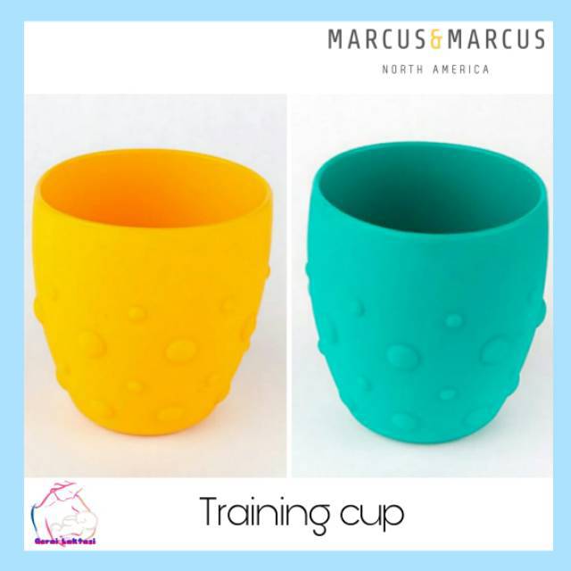 Marcus and Marcus Learning Cup / MNM learning cup / Baby Training Cup / Gelas Anak / silicone cup