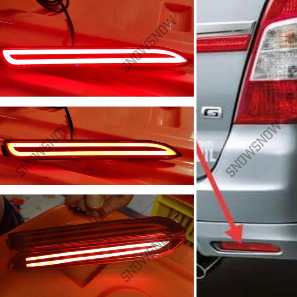 Reflektor Bumper Belakang Innova Lama Old 2007 2008 2010 2015 Lampu