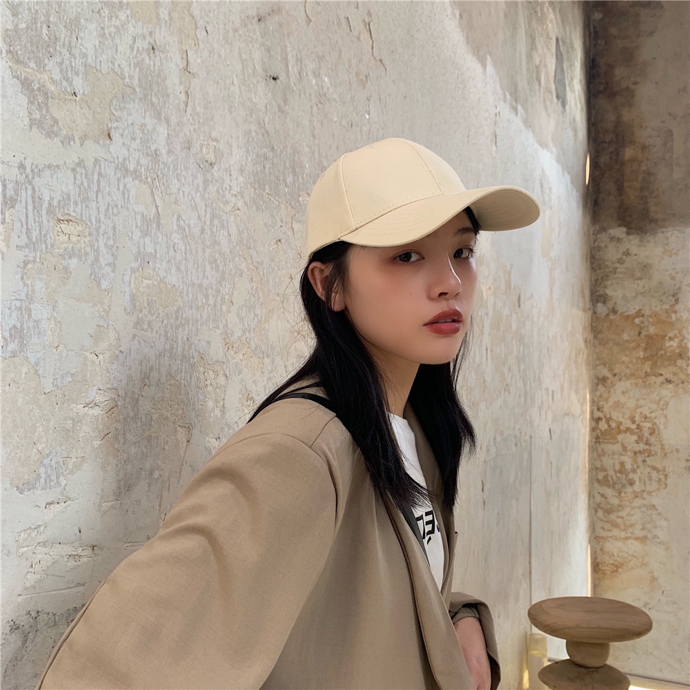 Solid Color Baseball Cap Korean Style Fashion Trend Version