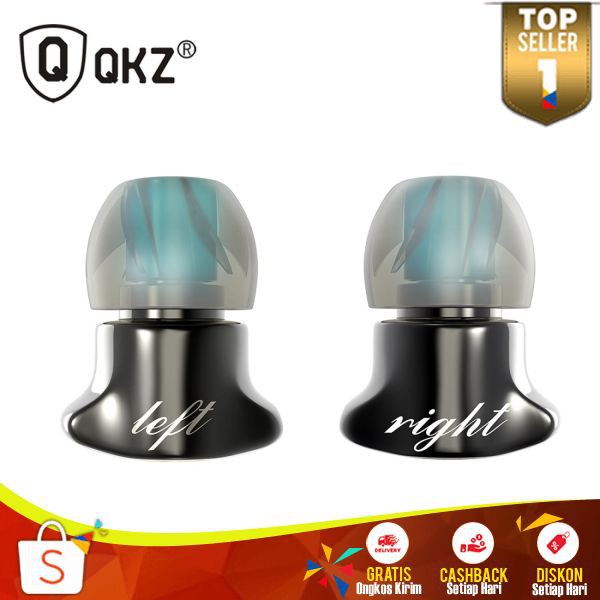 QKZ Stereo Bass In-Ear Earphones Microphone EH 14 Headset Microphone Terbaru Hedset Headphone Nyaman