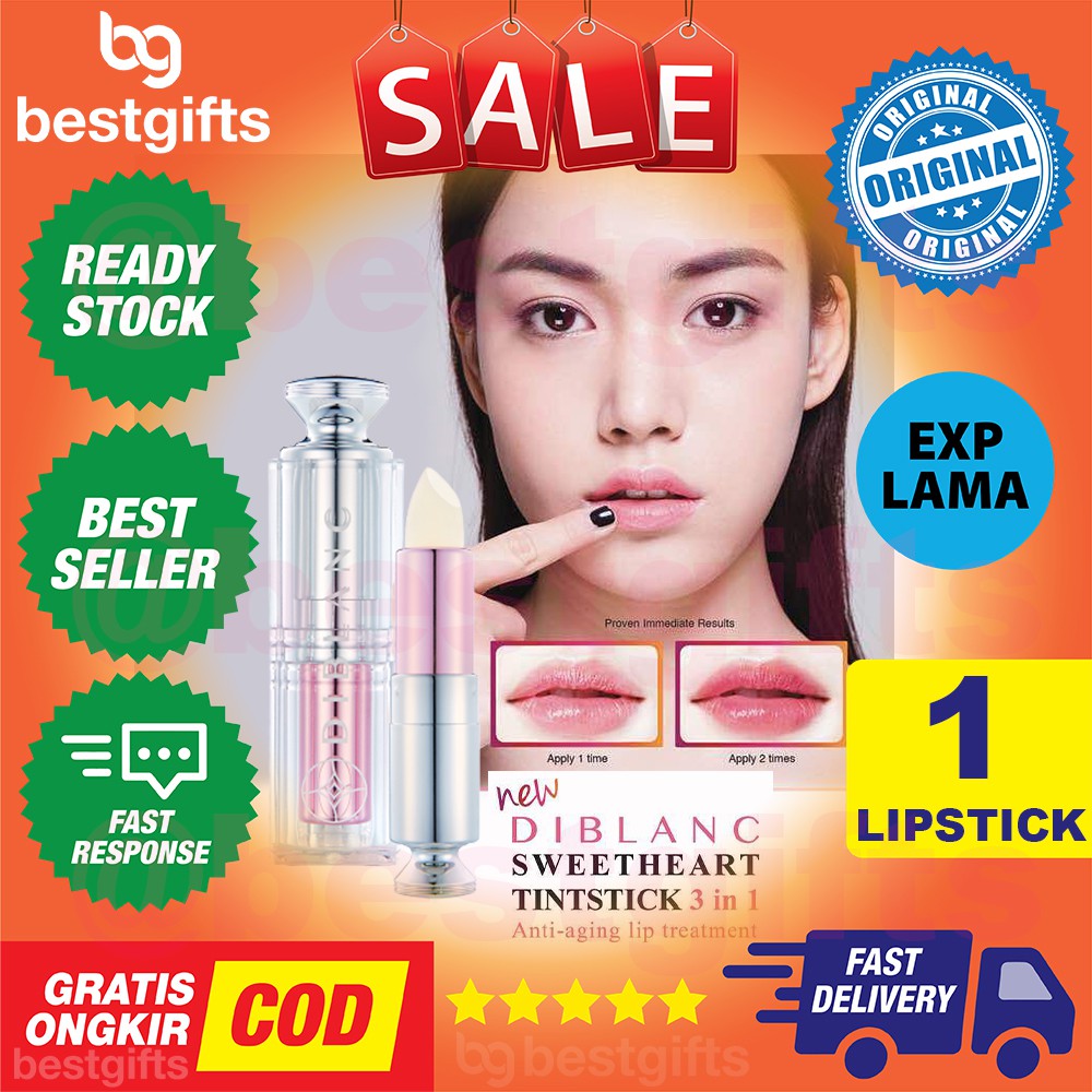 GROSIR DIBLANC SWEETHEART TINTSTICK LIPSTICK LIPBALM 3 IN 1 TINT STICK LIP BALM