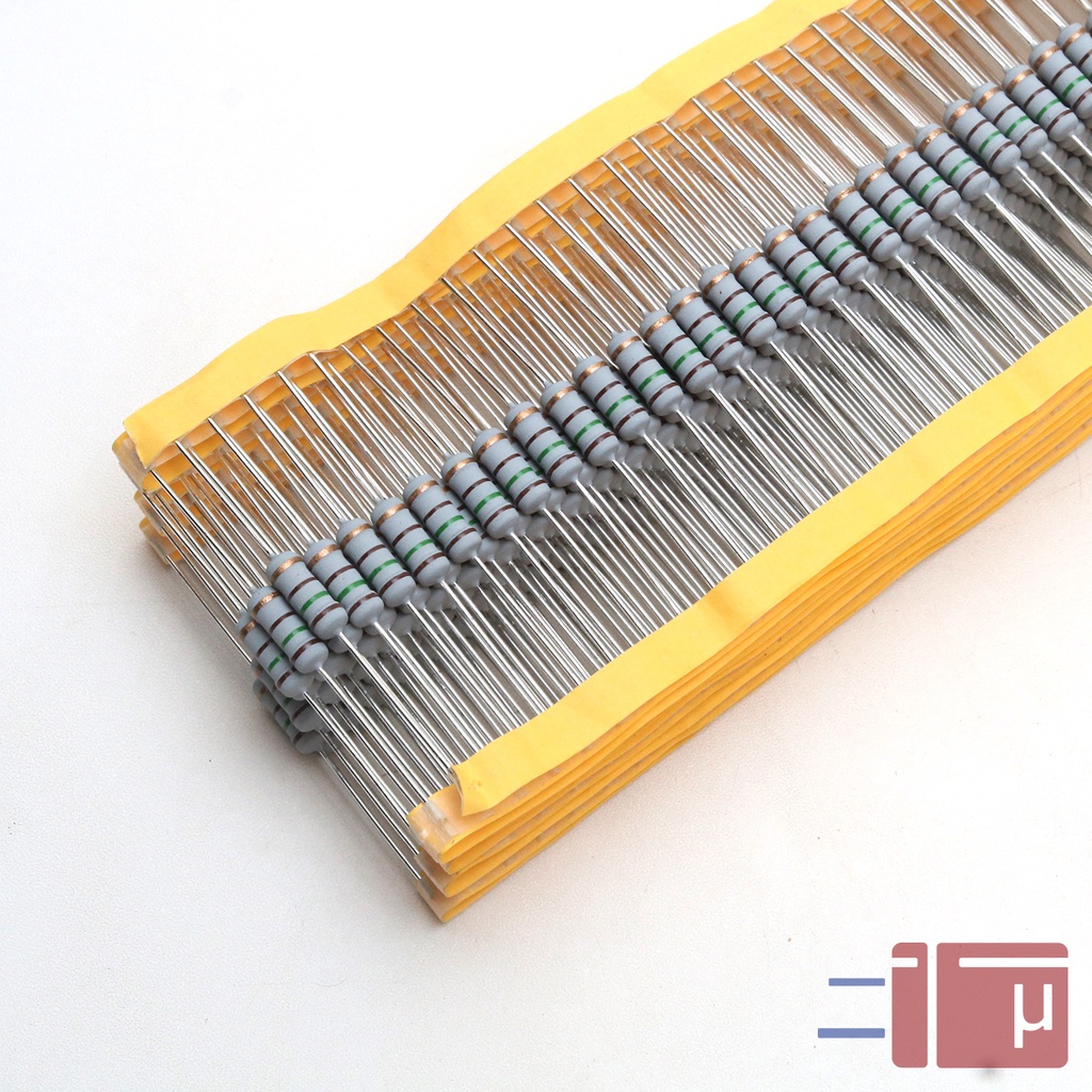 x10 Resistor 150R 150 Ohm 1W Metal Oxide 5% Taiwan Kaki Tembaga