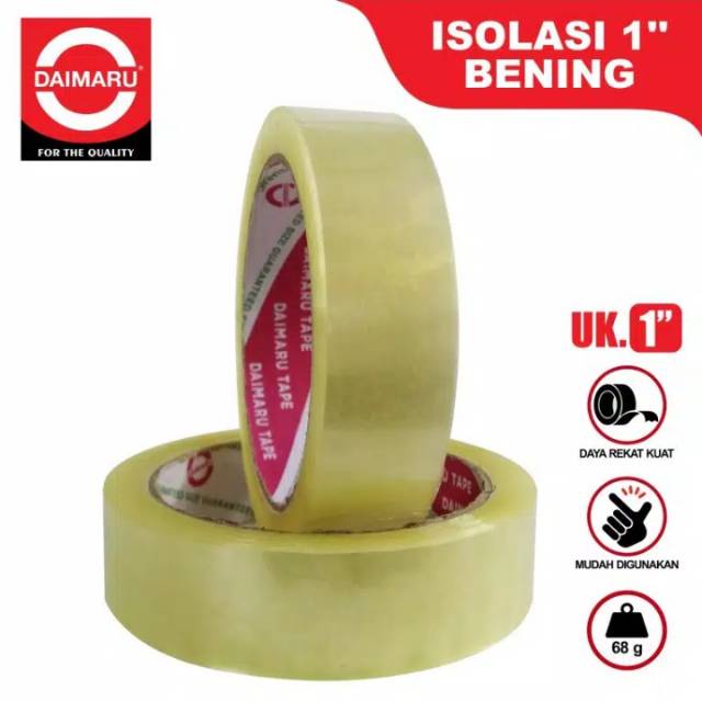 

Isolasi Bening aka Sat Industri 24x72yard Daimaru/ Nachi