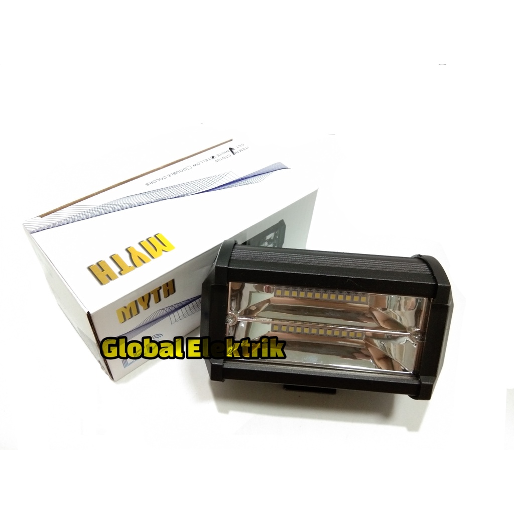 Lampu Tembak Led CWL 24 Mata Cree Putih MYTH Lampu Tembak Sorot Led Motor Mobil Bahan Alumunium