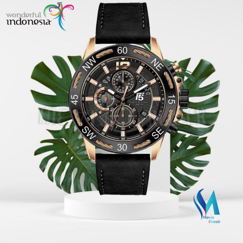 JAM TANGAN PRIA T5 H 3807 H3807G 3807 T5 ORIGINAL 100% CHRONOGRAPH TAHAN AIR BERGARANSI FREE TIN BOX