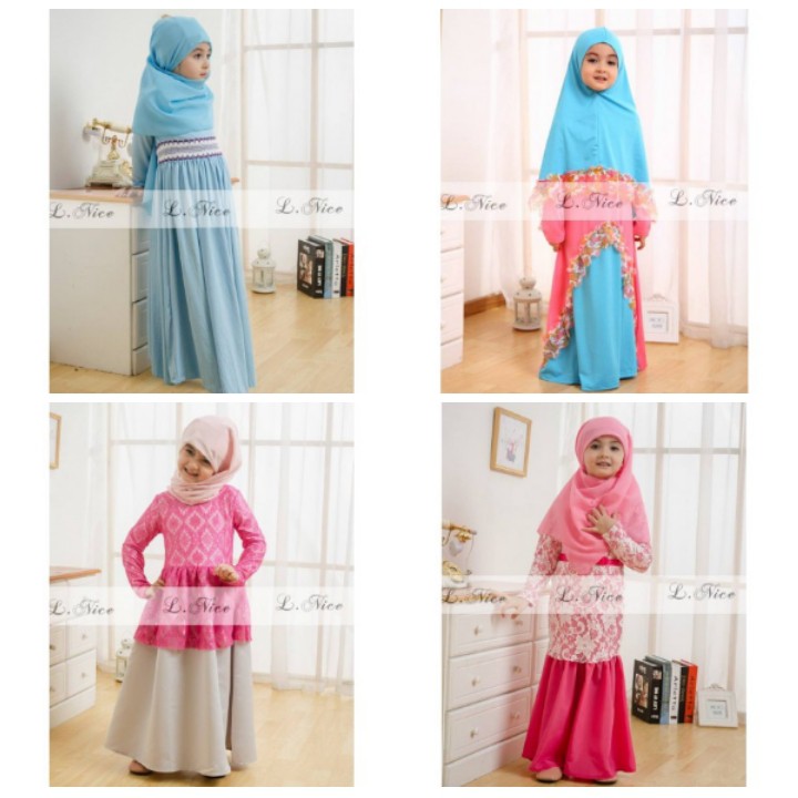 GAMIS ANAK PEREMPUAN HIJAB DRESS LNICE 19