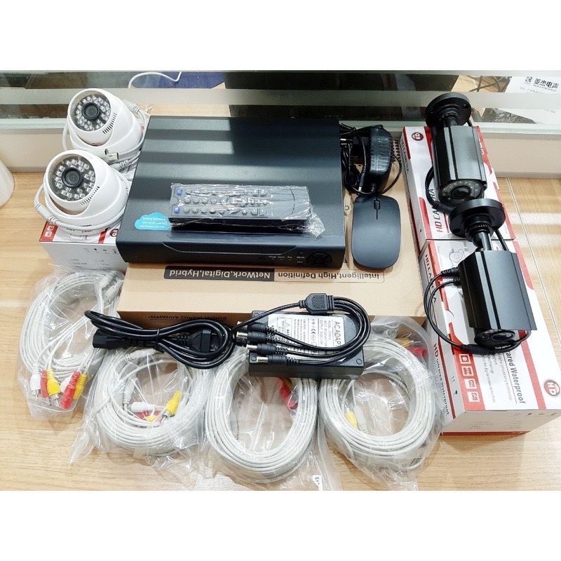 PAKET DVR KIT 4ch paket DVR 16CH kit  lengkap dengan cctv plus hardisk 500GB dan kabel cctv