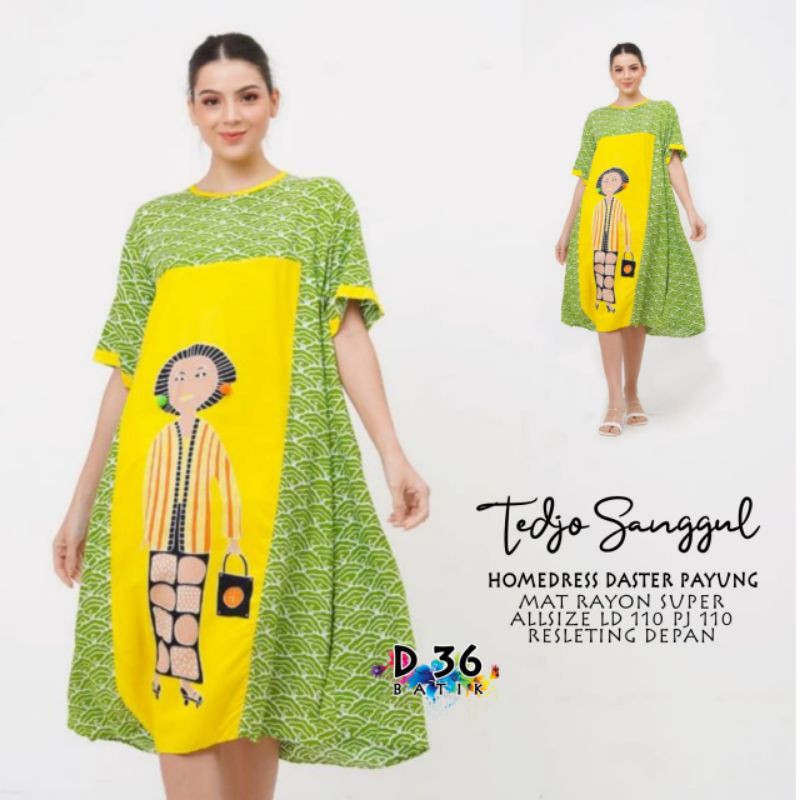 (Semerbak) Daster kekinian murah viral berkualitas Homey Dress Tejo Sanggul Payung baju santai rayon halus premium bagus wanita ibu ibu remaja cewek cewe sarwendah asli busui cantik kece trendy modis fashion modern kekinian terbaru