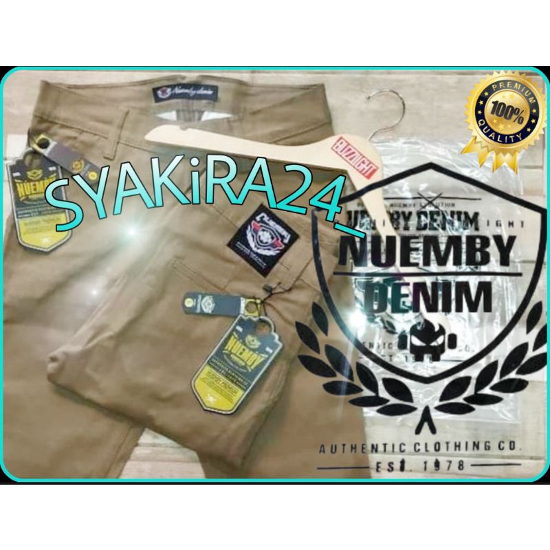 NUEMBY DENIM CELANA CHINO CELANA PANJANG Super premium quality CELANA PRIA