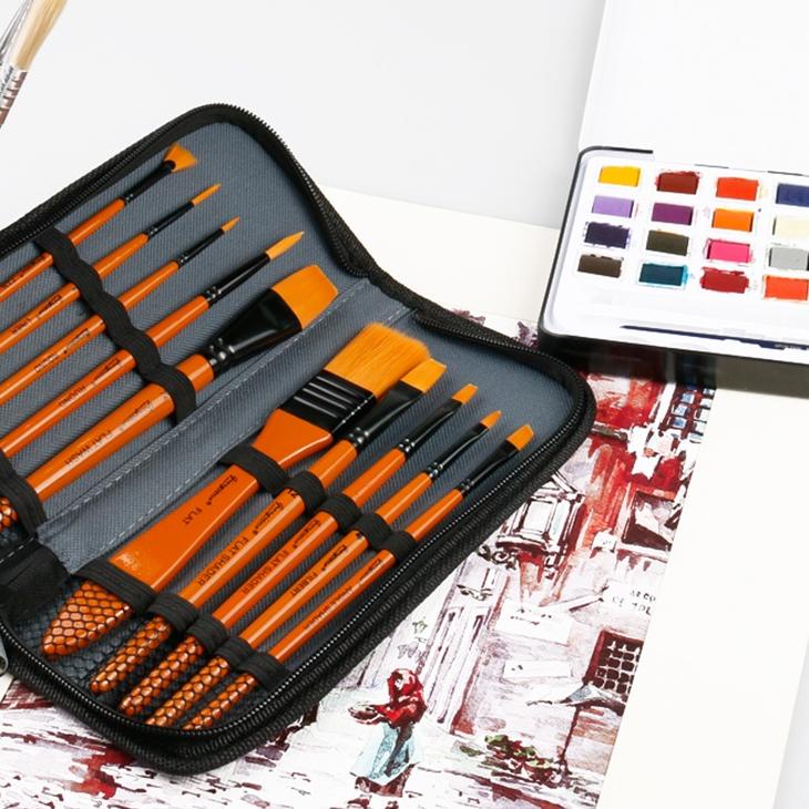 

Barang Terlaris Giorgione Paint Brush Set Oil Paintbrush Watercolor Pen Acrylic Pen 10 pcs TR6.