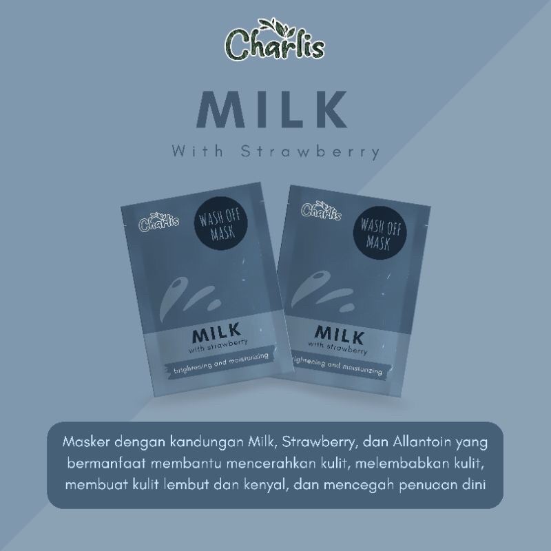 [BPOM] Charlis Wash Off Mask