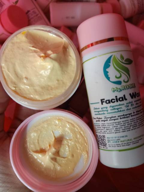 Sepaket My Roshe Skincare Bpom Original Cream Wajah Glowing Termurah Ampuh Krim Acne Flek Whitening Shopee Indonesia