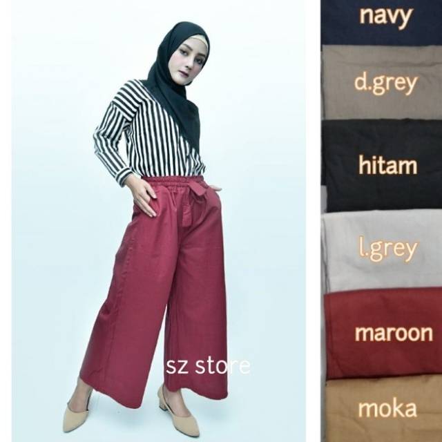 Celana Kulot Panjang Kulot Cigaret Celana Kulot Celana Kulot Panjang Kulot Cigaret Celana Kulot