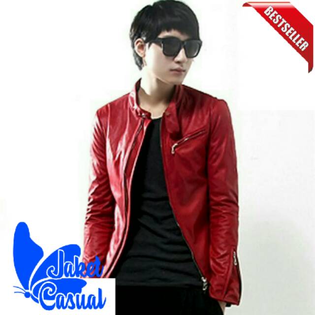 Jaket Formal Merah Jaket Kerja Pria